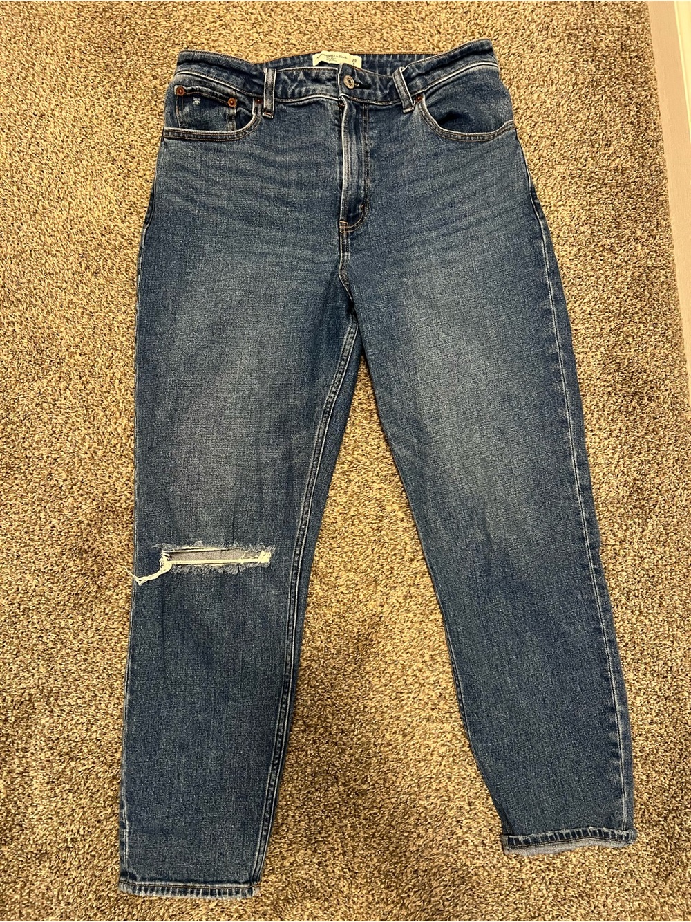 Curve Love ‘The Mom’ Abercrombie & Fitch Jeans, High Rise